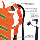 Ergodyne - Hi-Vis Low Profile, Hydration Pack, Orange | ERHYD5155OO002L
